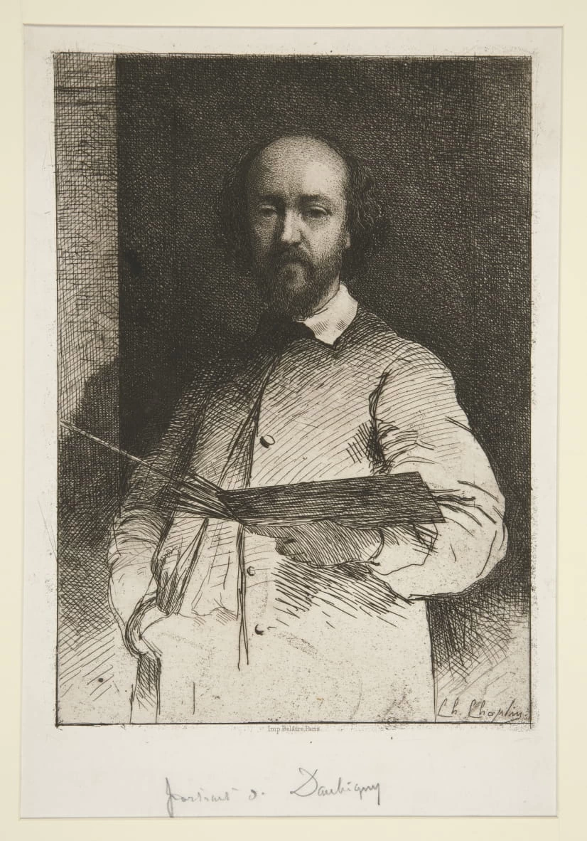 Charles Joshua Chaplin - Ritratto di Daubigny